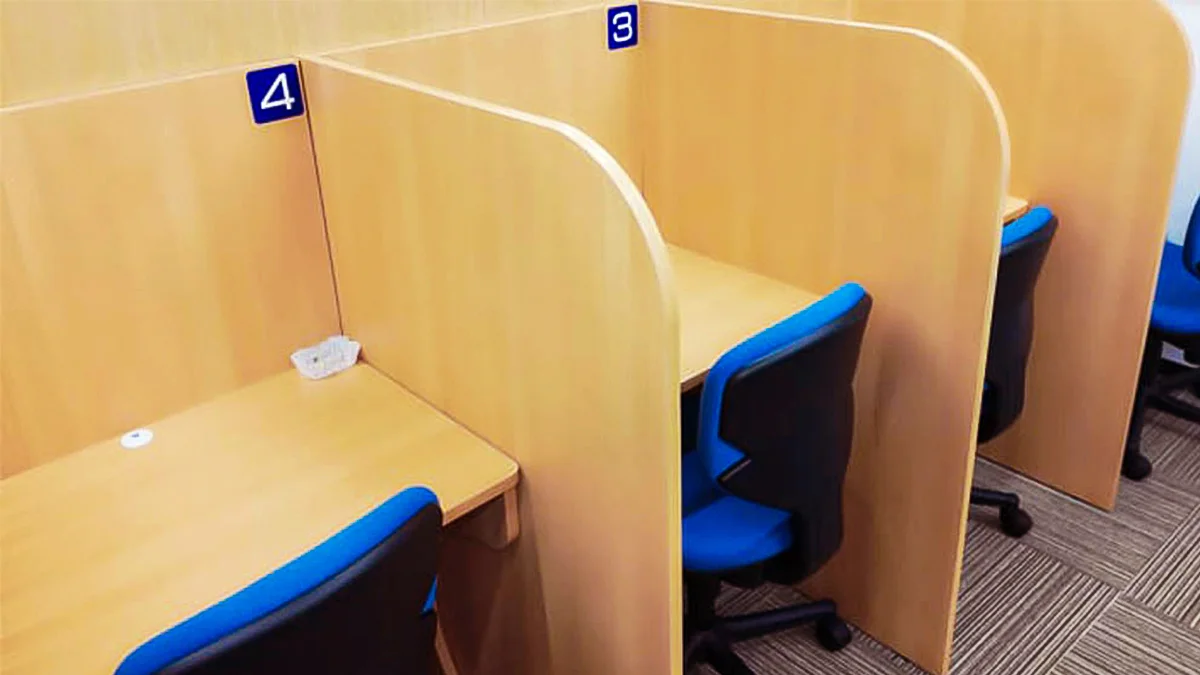 忠節校 自習専用ブース！開校時間ならいつでも自由に使えます。