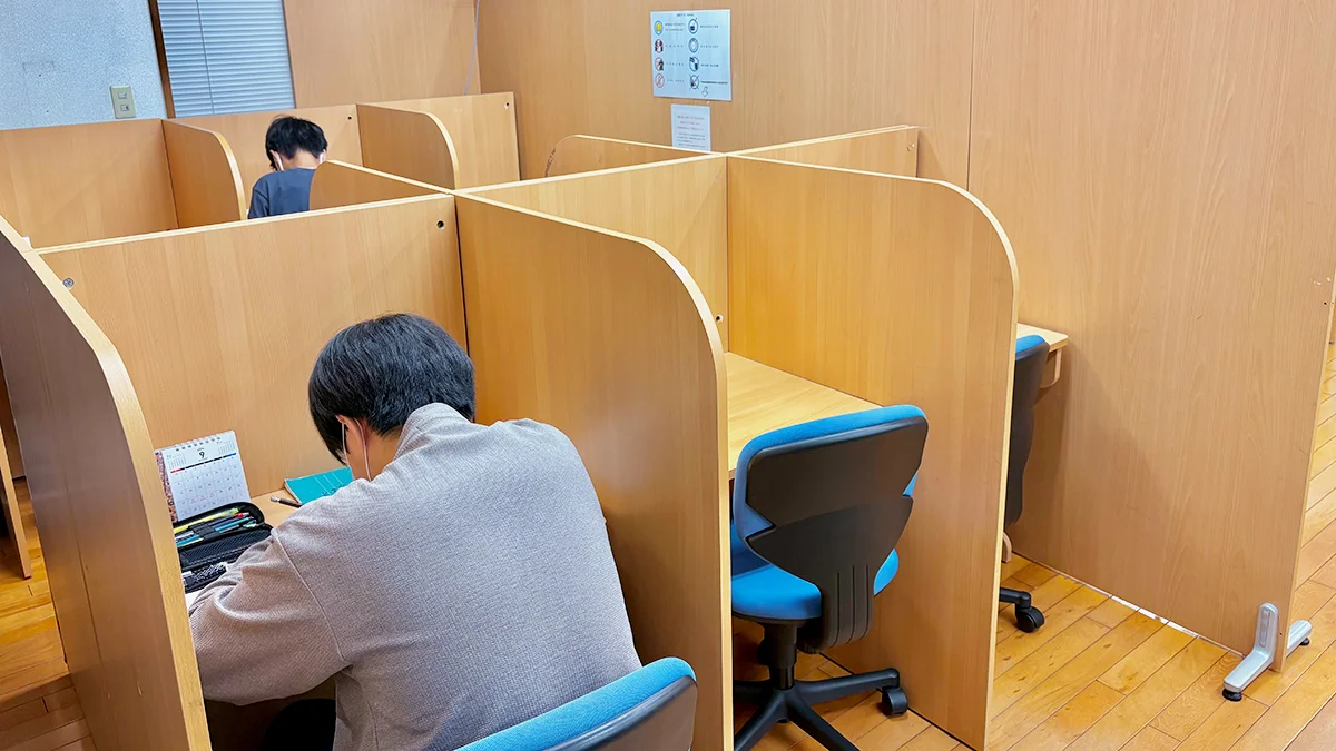 お花茶屋校 自習ブース完備！いつでも自由に使えます！