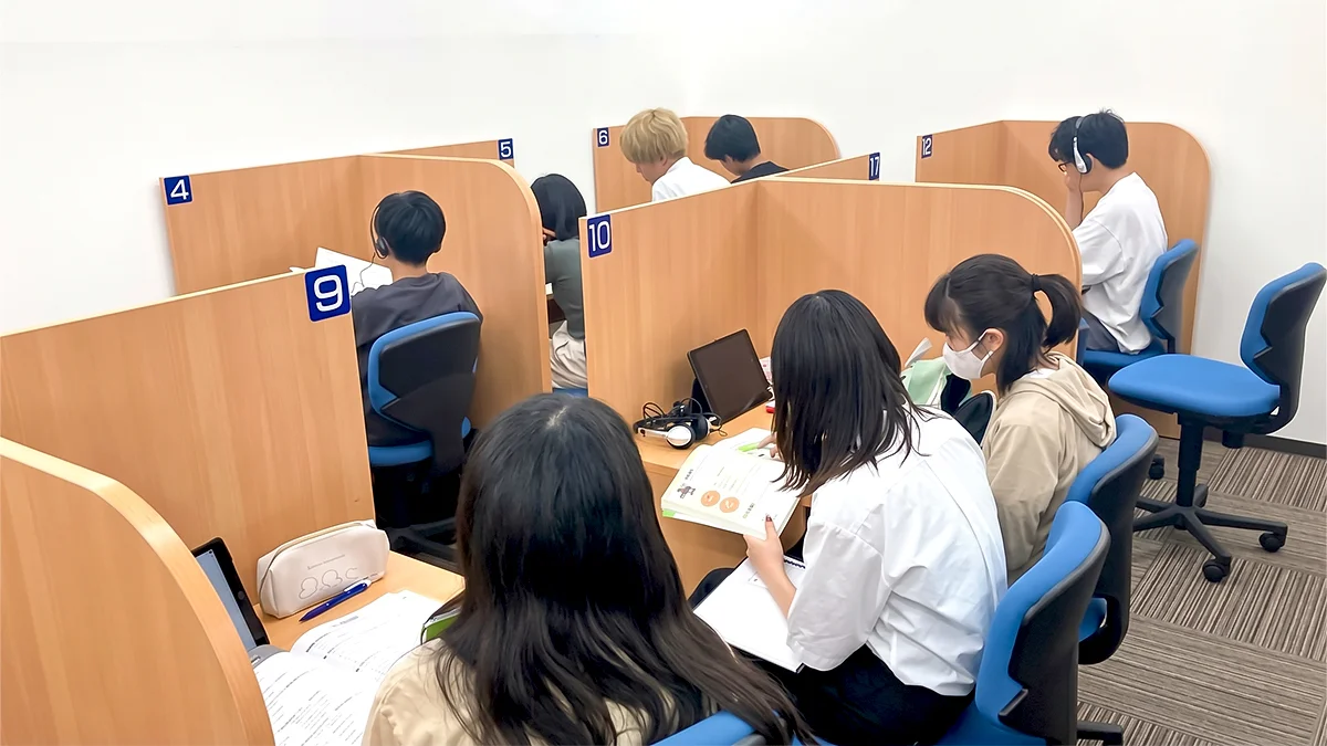 本陣校 様々な学習スタイルで勉強しています