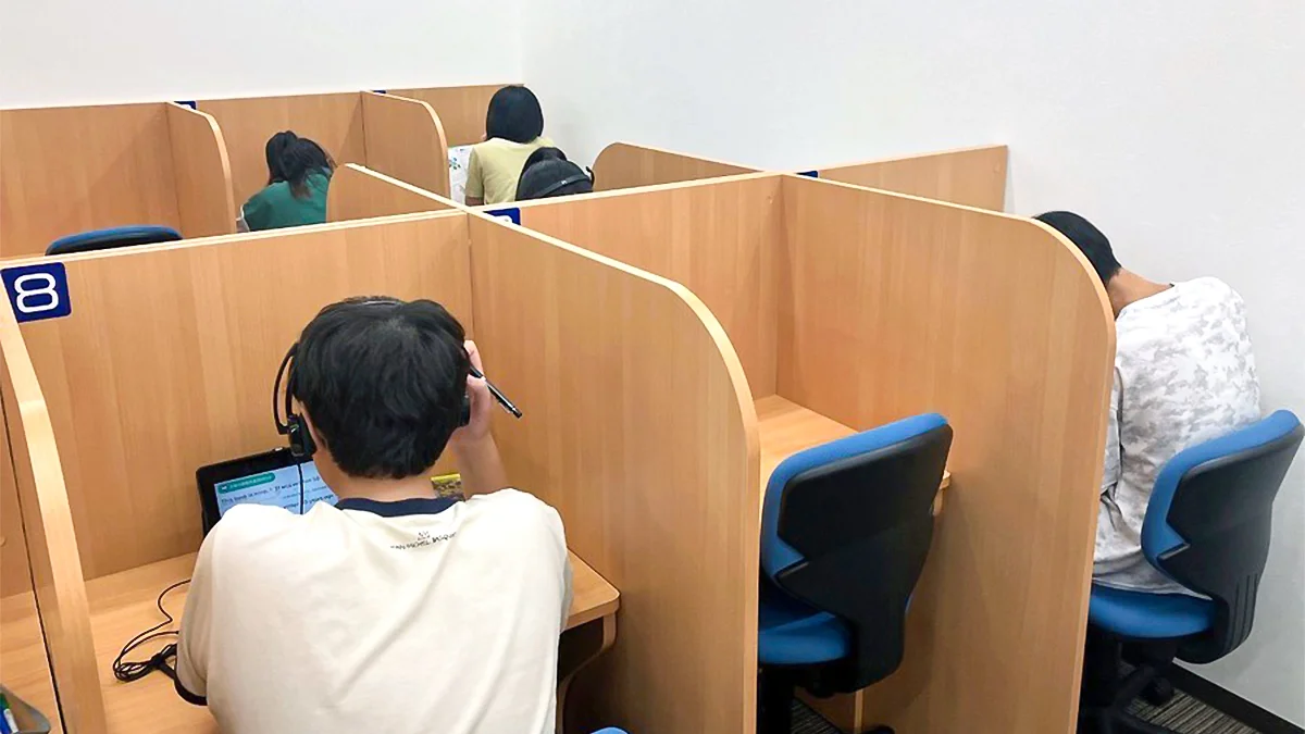 本陣校 自習ブースはどんどん活用してください