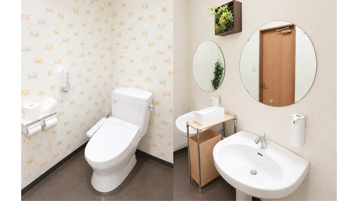 羽ノ浦校 快適に使える、充実した女子トイレ